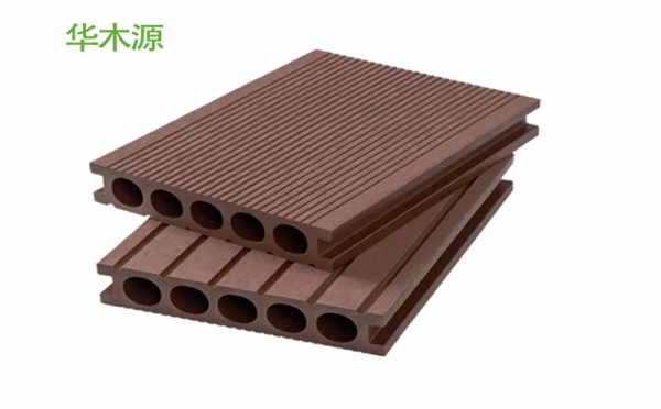 華木源塑木地板140×30圓孔淺啡色